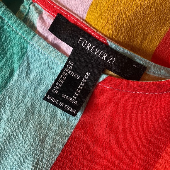 Forever 21 Colorful Cropped Tee - Picture 4 of 4